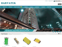 Tablet Screenshot of harvatek.com